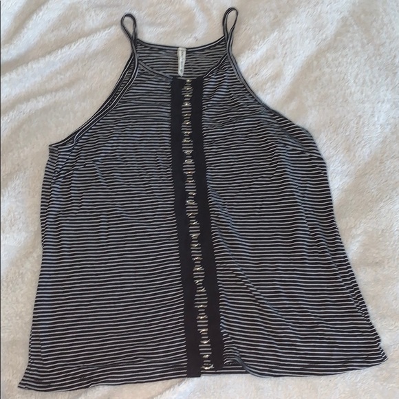 LF Emma & Sam halter tank silver ring details - Picture 2 of 4